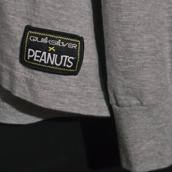 Quiksilver X Peanuts LS Crewneck - Peanuts Christmas Caroling - Gray - Sz XXL* - Picture 3 of 6